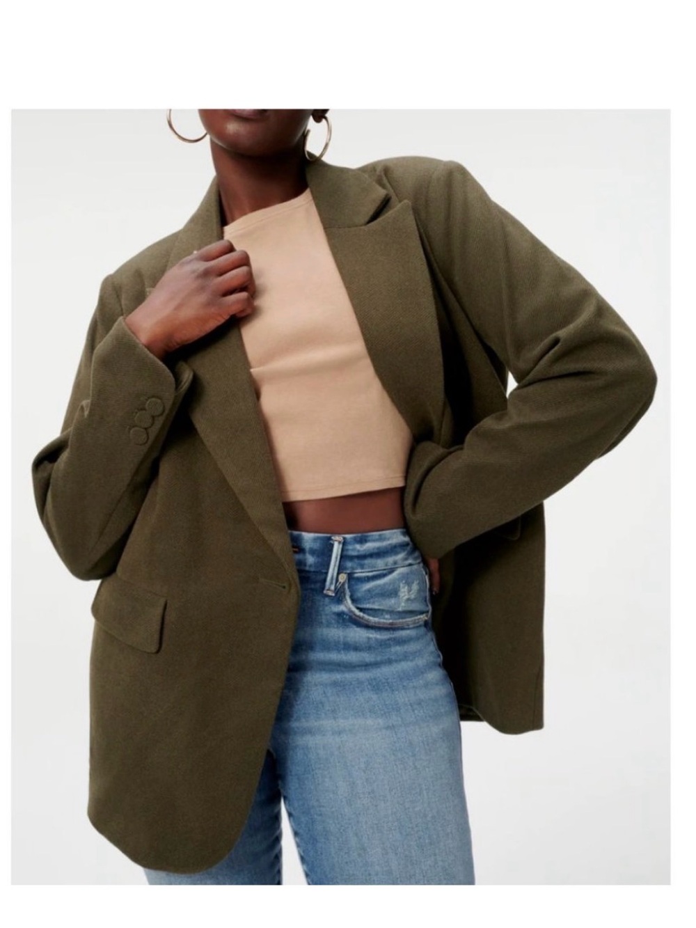 Good American Oversized Boxy Blazer Size S/M